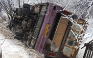 В Ивано-Франковской области перевернулся автобус, пострадали пять человек