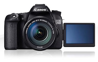  .   Canon EOS 70D