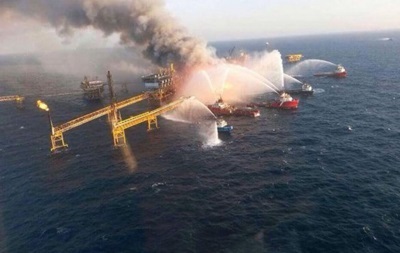 На нефтяной платформе в Мексиканском заливе потушен пожар