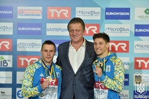 Кваша та Колодій виграли срібло в  синхроні  на ЧЄ в Києві