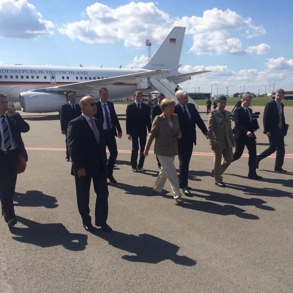 Ангела Меркель приехала в Киев 1 Ангела Меркель приехала в Киев