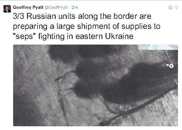 Посол США показал спутниковые фото российских войск под Дебальцево (ФОТО) 2 Посол США показал спутниковые фото российских войск под Дебальцево (ФОТО)