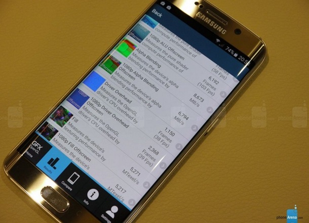 Samsung Galaxy S6 Edge:     