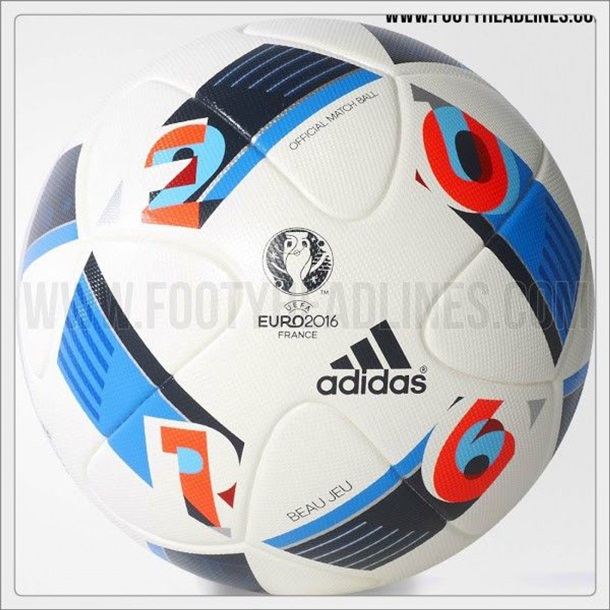 У мережі показали фото офіційного м'яча Євро-2016 У мережі показали фото офіційного м'яча Євро-2016