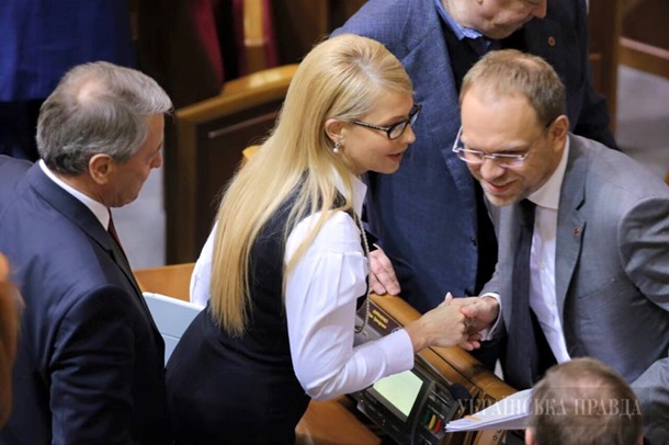 новая прическа Тимошенко