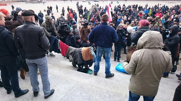В центре Минска протестовали предприниматели