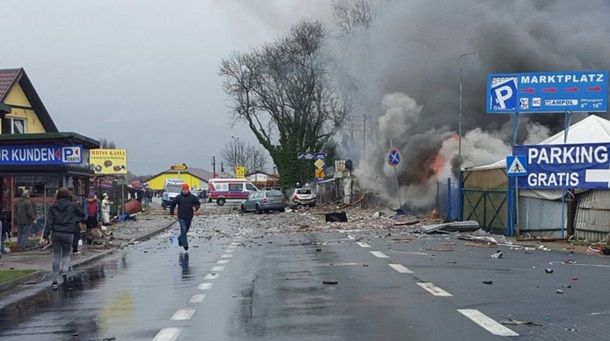 На польско-немецкой границе произошел взрыв