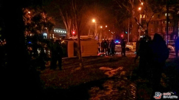 В Запорожье инкассаторская машина угодила в ДТП, есть пострадавшие