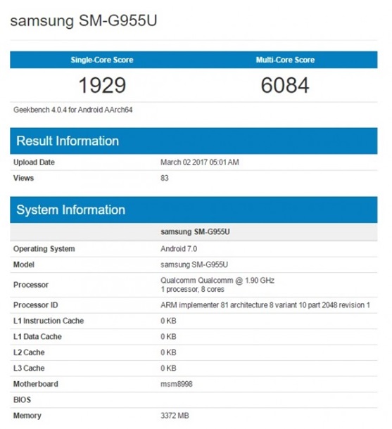 Samsung Galaxy S8 Plus ""  