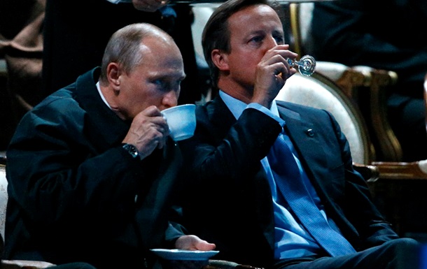 Путин обсудил украинские дела с премьером Великобритании