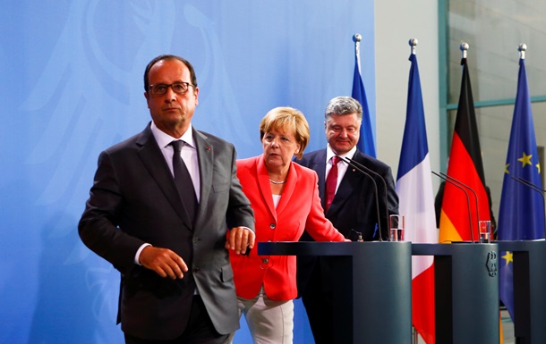 Меркель и Олланд поддержали Украину