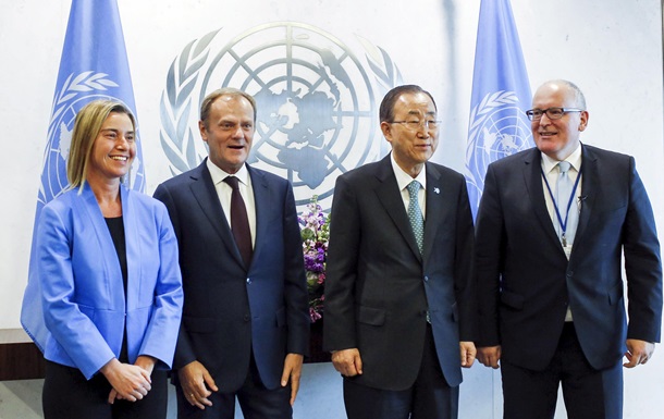 Генсек ООН и представители Евросоюза обсудили Украину