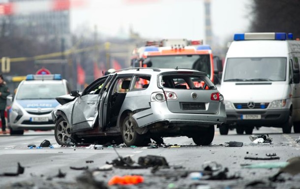 В Берлине взорвался автомобиль, водитель погиб