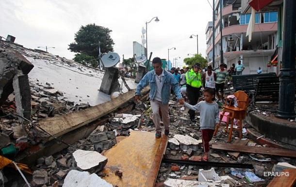 Землетрясение в Эквадоре: число жертв возросло до 366 человек