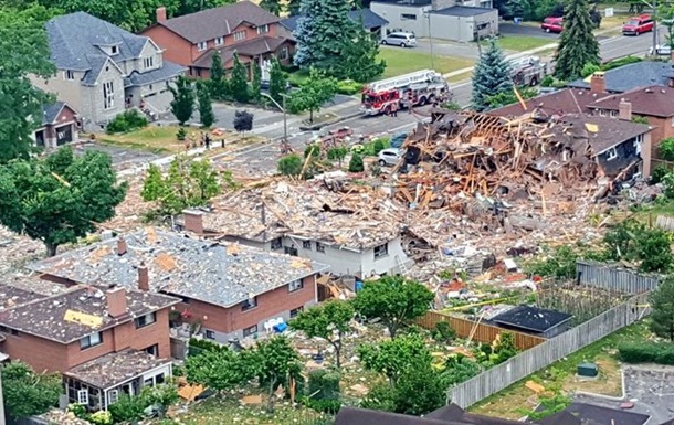 В Канаде взрывом повреждены 25 домов, есть жертвы