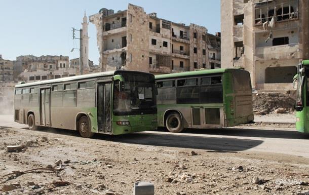Завершен вывод бойцов оппозиции из Алеппо