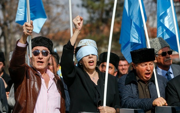 В Турции татары протестовали против аннексии Крыма