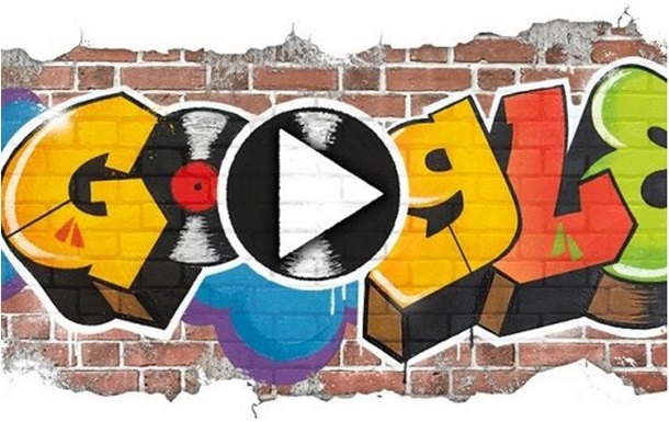 Google создал дудл в честь 44-летия хип-хопа
