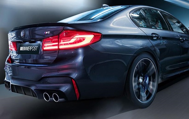 Обновленный седан BMW М5  засветился  в видео