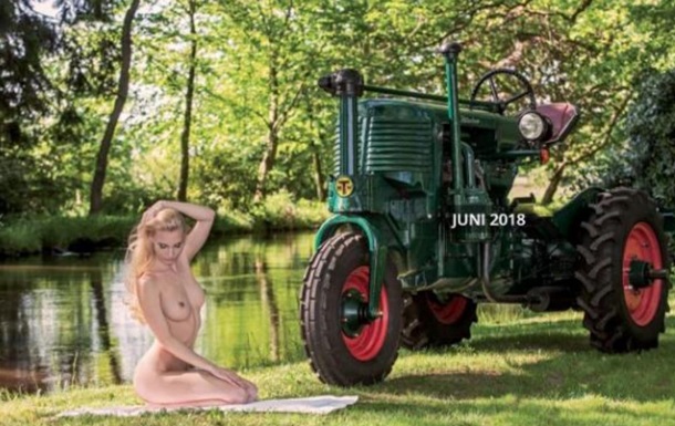Немецкие трактористки разделись для календаря