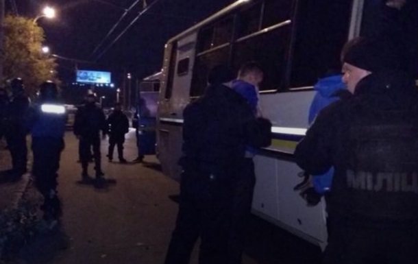 Драка футбольных фанатов в Киеве: 30 задержанных