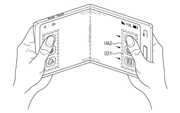 Samsung запатентовала гибкий прозрачный смартфон