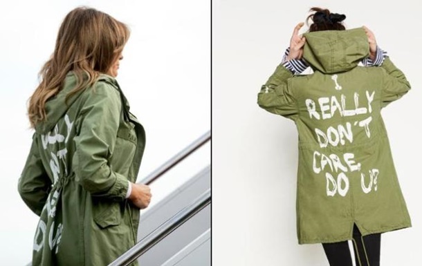 Куртка Мелании Трамп дала начало новому флешмобу