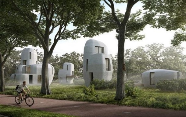 В Нидерландах на 3D-принтере напечатали жилой комплекс