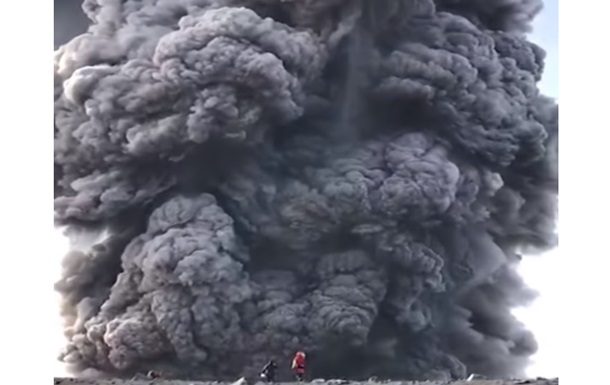 Извержение вулкана: видео