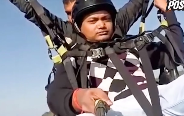 Турист снял на видео смерть пилота параплана