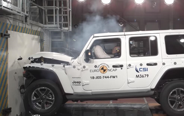 Jeep Wrangler и Fiat Panda провалили краш-тест