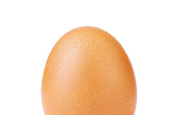 Фото куриного яйца стало рекордсменом Instagram