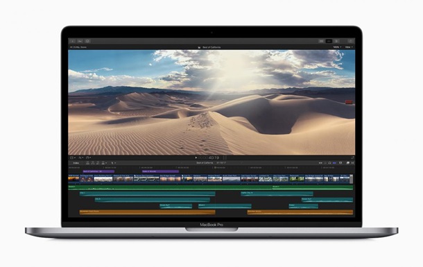 Представлено новый MacBook Pro с восьмиядерным процессором