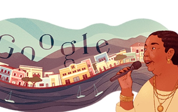 Google посвятил дудл легендарной певице из Кабо-Верде