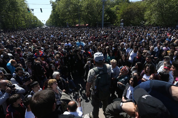 Протесты в Армении / EPA