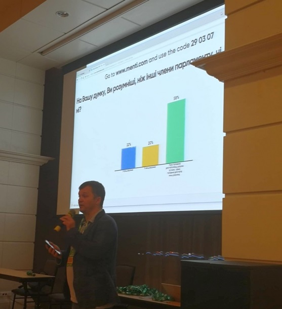 Представительница «Слуги народа» показала, как у них проходят курсы. Видео
