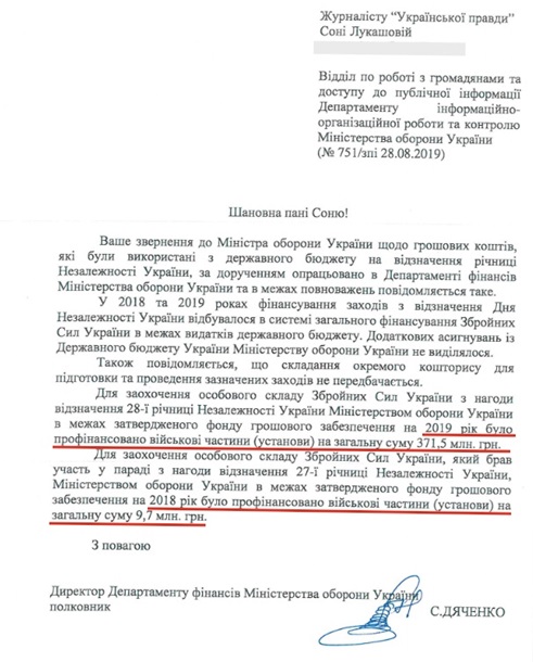 В Кабмине рассказали о стоимости Дня Независимости В Кабмине рассказали о стоимости Дня Независимости