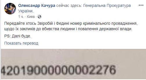 Против Федины и Зверобой открыли дело за угрозы Зеленскому - нардеп Против Федины и Зверобой открыли дело за угрозы Зеленскому - нардеп