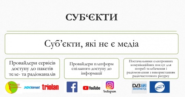 Обнародован черновик закона о медиа и соцсетях Обнародован черновик закона о медиа и соцсетях