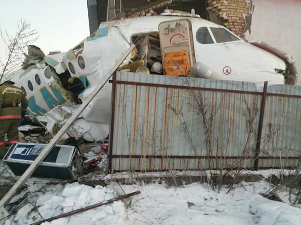 В Казахстане потерпел крушение самолет
