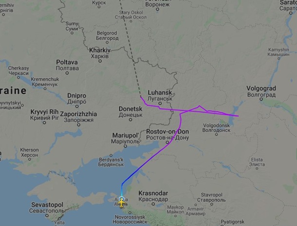 Над оккупированным Донбассом зафиксировали пассажирский самолет 2 2522659