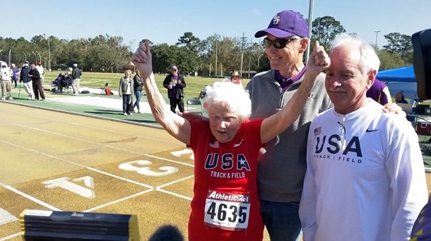 Американка в 105 лет установила мировой рекорд на стометровке