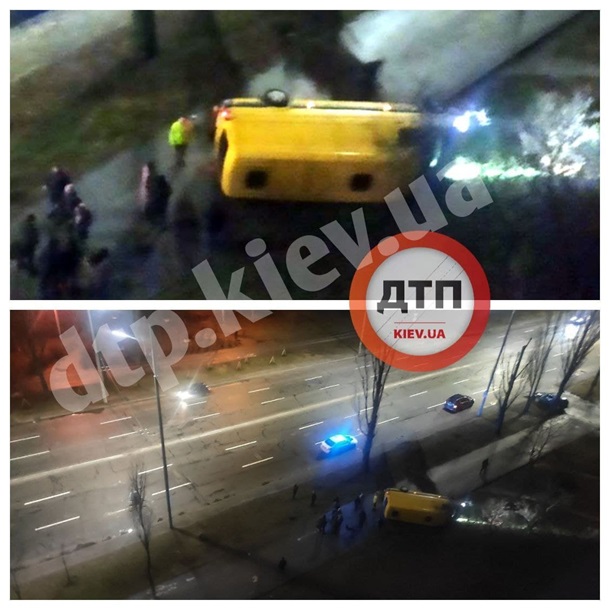Превысил норму в 10 раз: в Киеве пьяный водитель перевернулся на авто
