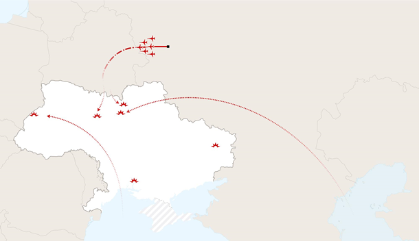 New York Times показала, откуда били ракетами по Украине 25-26 июня