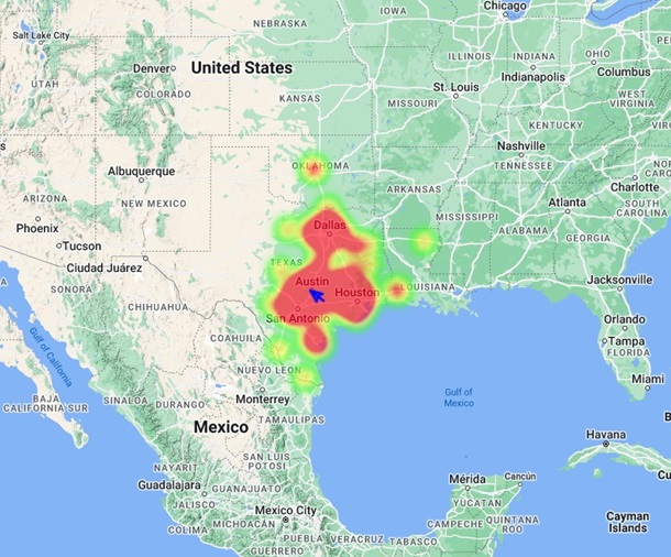 В Техасе засекли падение метеора