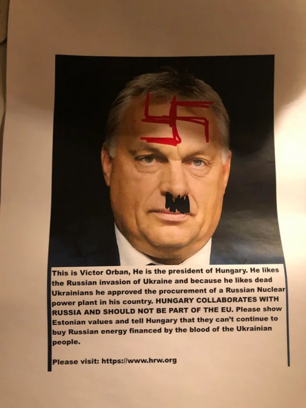В Эстонии Орбана сравнили с Гитлером