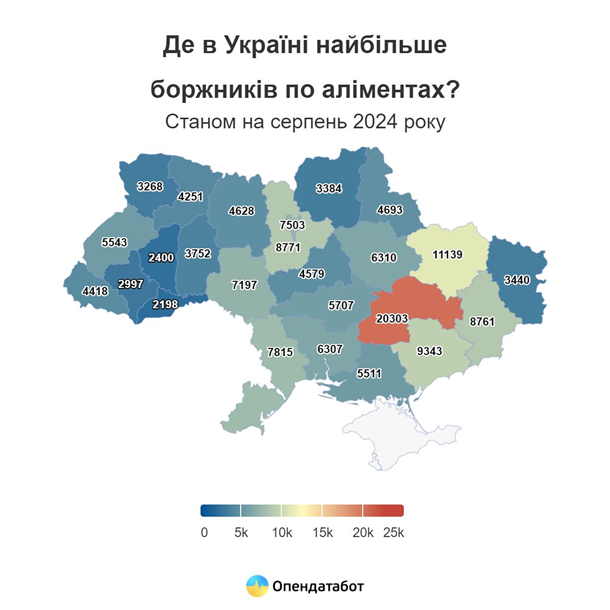 В Украине стало больше долгов по алиментам