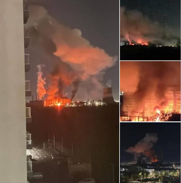 Вибух на ТЕЦ та масштабну пожежу стався у Бухаресті (фото, відео) Вибух на ТЕЦ та масштабну пожежу стався у Бухаресті (фото, відео)