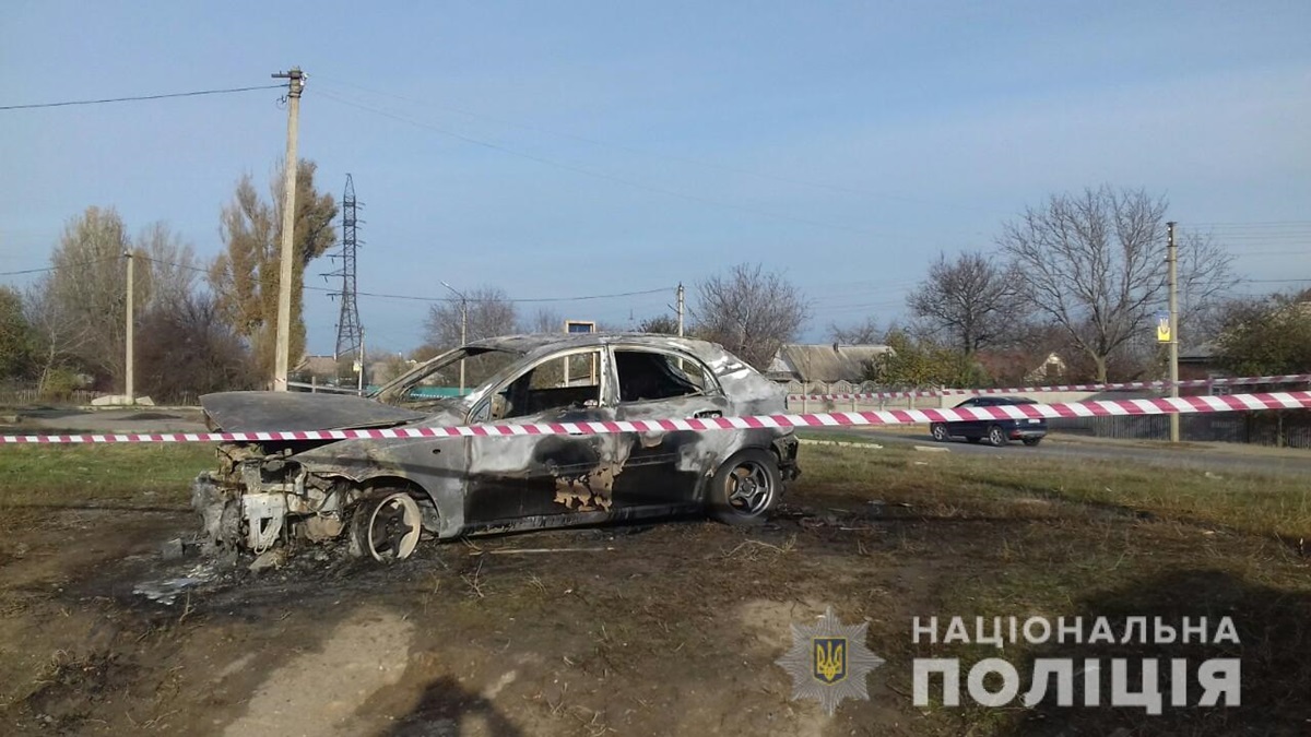 На Харьковщине мужчина сгорел в автомобиле