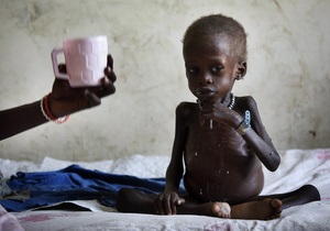 Смерть от голода угрожает в Африке 1,4 миллиона детей